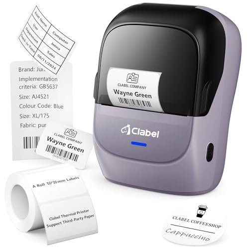 CLABEL Label Maker Machine with Tape